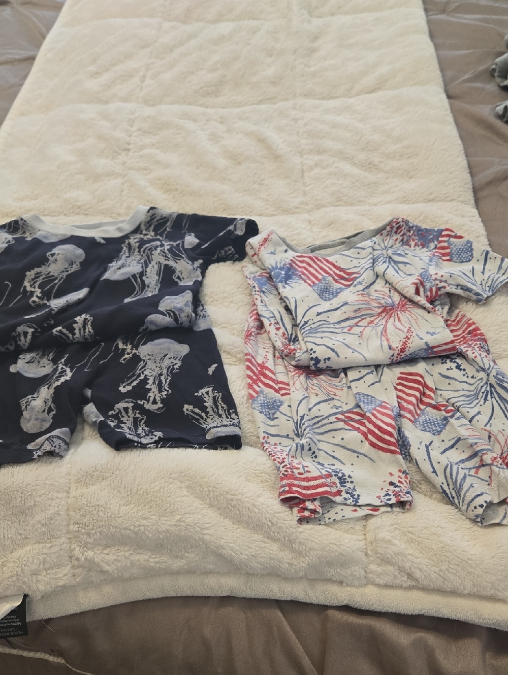 Burt's Bees Kids Jellyfish & Patriotic Pajama Two-Pack